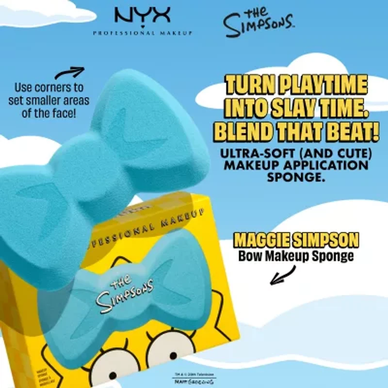 NYX Professional Makeup Simpsons Colab Maggie Bow Makeup Sponge