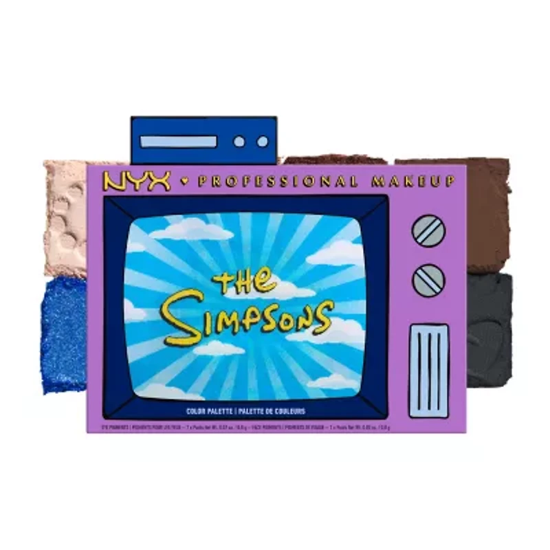 NYX Professional Makeup Simpsons Collab Simpson Family Mania Color Palette