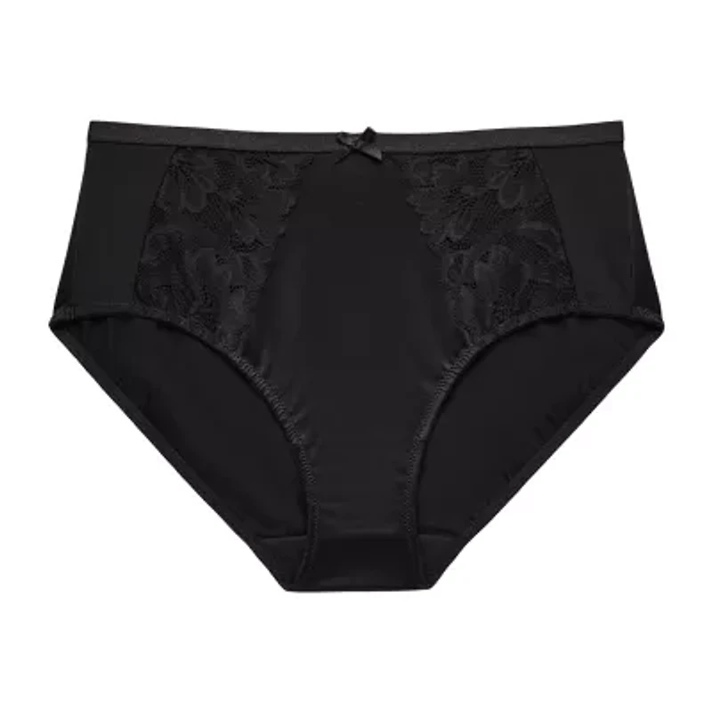 Ambrielle Tulip Lace Shine Brief Panty