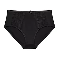 Ambrielle Tulip Lace Shine Brief Panty