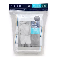 Stafford Dry + Cool Mens Big 4 Pack Boxer Briefs 302869