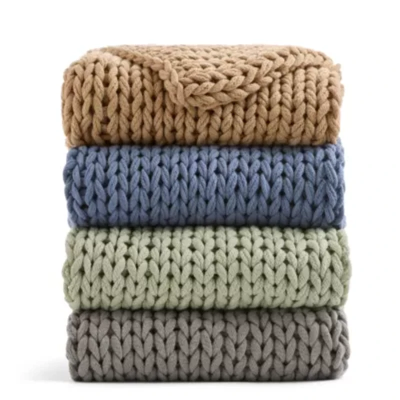 Linden Street Chunky Knit Throw