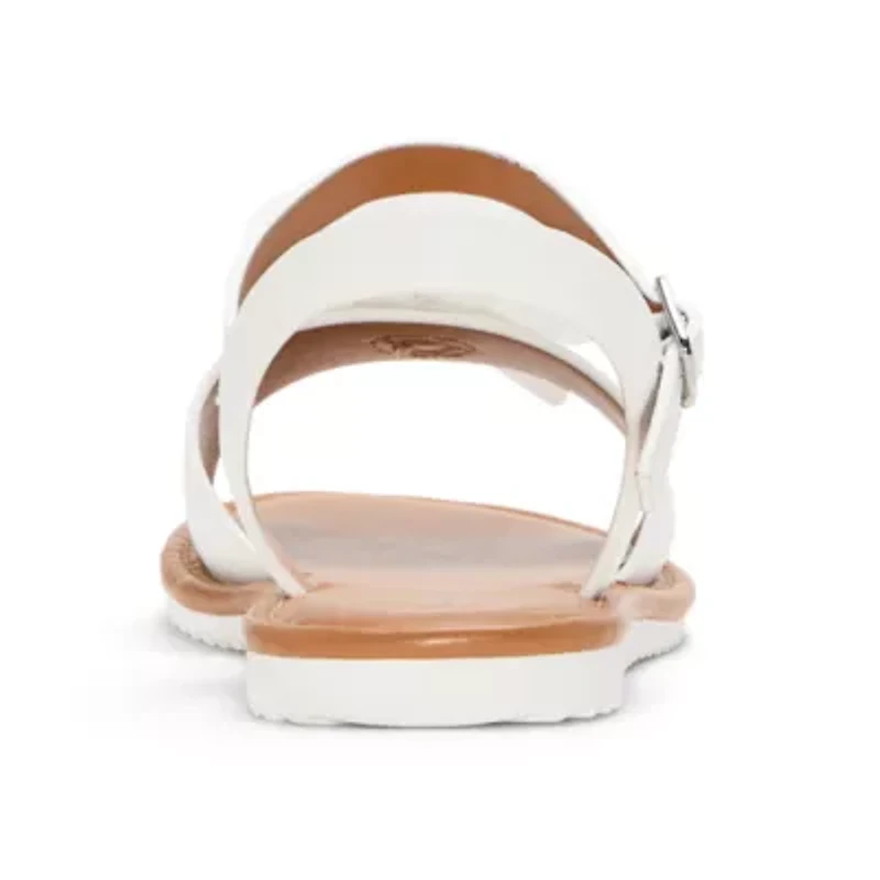 Christie & Jill Fiona Little Big Kid Girls Ankle Strap Flat Sandals