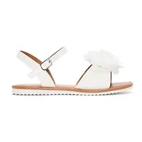 Christie & Jill Fiona Little Big Kid Girls Ankle Strap Flat Sandals