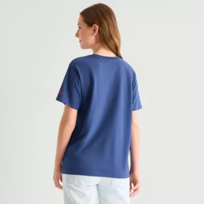 Grayson Threads, The Label Dr Pepper Boyfriend Tee Womens Juniors Crew Neck Short Sleeve Regular Fit Graphic T-Shirt