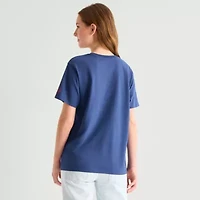 Grayson Threads, The Label Dr Pepper Boyfriend Tee Womens Juniors Crew Neck Short Sleeve Regular Fit Graphic T-Shirt