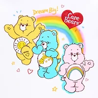 Boyfriend Womens Juniors Crew Neck Short Sleeve Loose Fit Care Bears Graphic T-Shirt