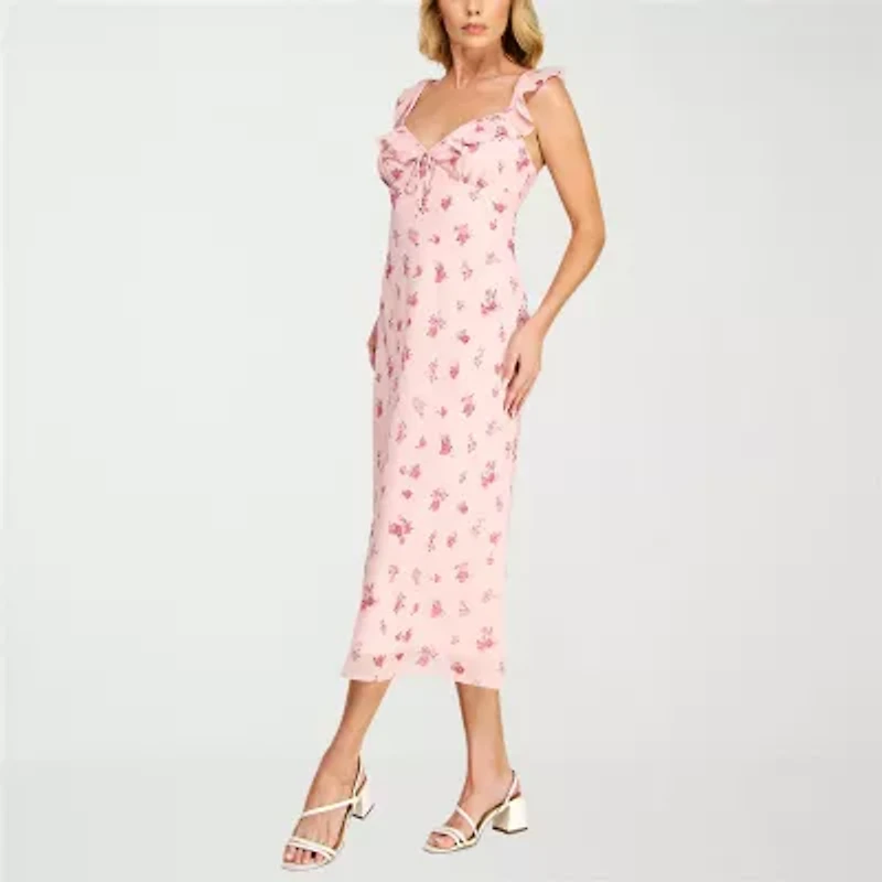 B. Smart Womens Juniors Floral Slip Dress