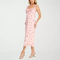 B. Smart Womens Juniors Floral Slip Dress