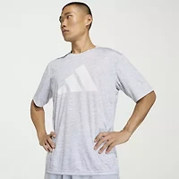 adidas Essentials Brandlove Mens Crew Neck Short Sleeve Active T-Shirt