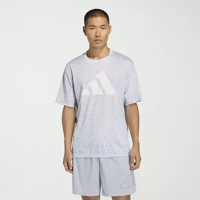 adidas Essentials Brandlove Mens Crew Neck Short Sleeve Active T-Shirt