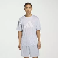 adidas Essentials Brandlove Mens Crew Neck Short Sleeve Active T-Shirt