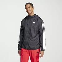 adidas 3 Stripe Mens Lightweight Windbreaker