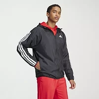 adidas 3 Stripe Mens Lightweight Windbreaker