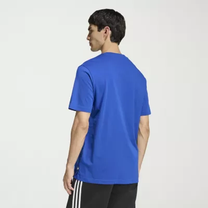 adidas Mens Crew Neck Short Sleeve Active T-Shirt