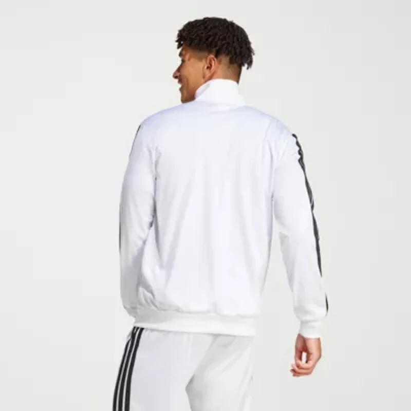 adidas Mens Mock Neck Long Sleeve Layered Top