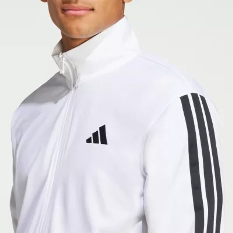 adidas Mens Mock Neck Long Sleeve Layered Top