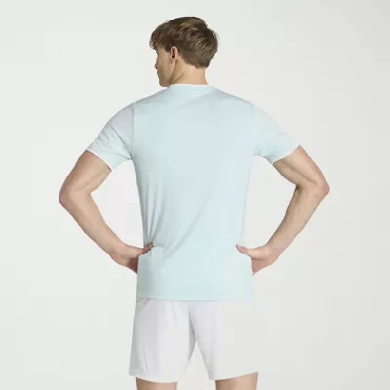 adidas Mens Crew Neck Short Sleeve Active T-Shirt