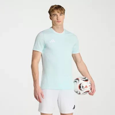 adidas Mens Crew Neck Short Sleeve Active T-Shirt