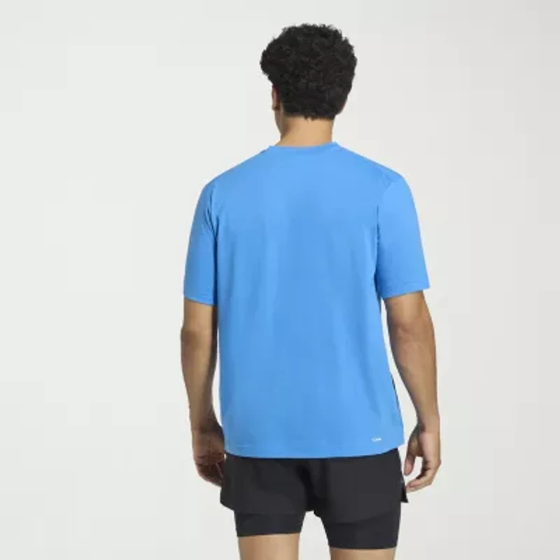 adidas Mens Crew Neck Short Sleeve Active T-Shirt