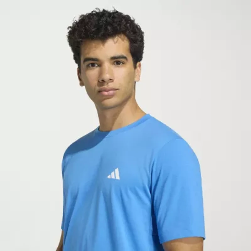 adidas Mens Crew Neck Short Sleeve Active T-Shirt