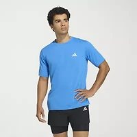 adidas Mens Crew Neck Short Sleeve Active T-Shirt