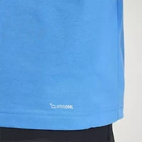 adidas Mens Crew Neck Short Sleeve Active T-Shirt