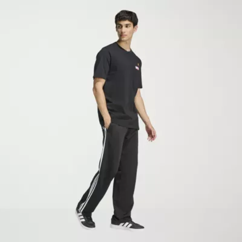 adidas Mens Crew Neck Short Sleeve Active T-Shirt