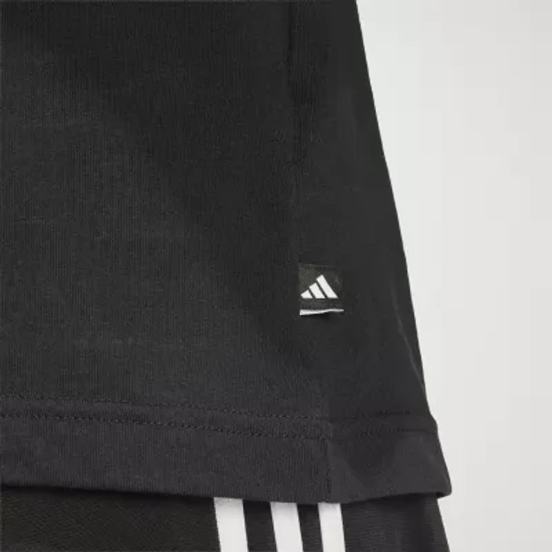 adidas Mens Crew Neck Short Sleeve Active T-Shirt