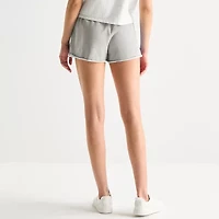 Arizona Womens Mid Rise Juniors Jogger Short