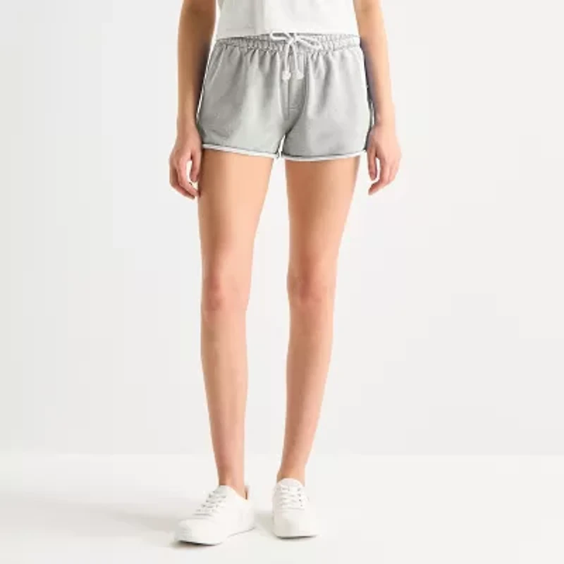 Arizona Womens Mid Rise Juniors Jogger Short