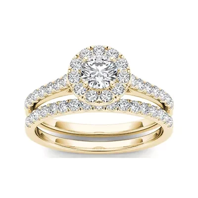 1 CT. T.W. Diamond 10K Yellow Gold Bridal Set