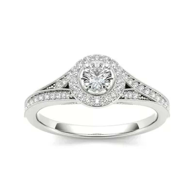 5/8 CT. T.W. Diamond 14K White Gold Engagement Ring