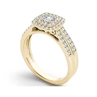 CT.T.W. Natural Diamond 10K Yellow Gold Engagement Ring