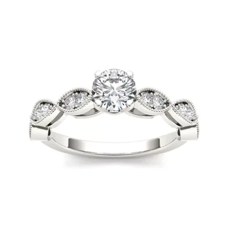1 CT. T.W. Diamond 14K White Gold Engagement Ring