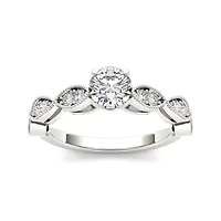 1 CT. T.W. Diamond 14K White Gold Engagement Ring
