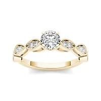 1 CT. T.W. Diamond 14K Yellow Gold Engagement Ring