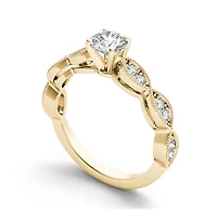 1 CT. T.W. Diamond 14K Yellow Gold Engagement Ring
