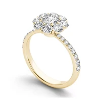 1 3/4 CT.T.W. Natural Diamond 14K Yellow Gold Engagement Ring