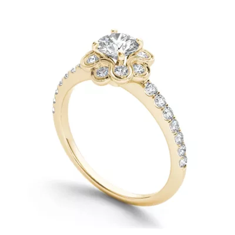 1 1/4 CT. T.W. Diamond 14K Yellow Gold Engagement Ring