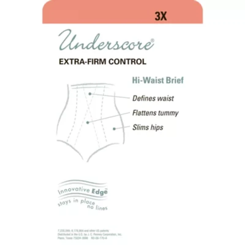 Underscore Innovative Edge® High-Waist Control Briefs