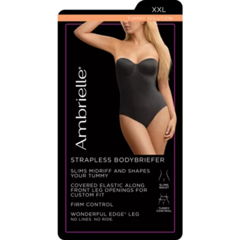 Ambrielle Wonderful Edge® Strapless Convertible Body Shaper