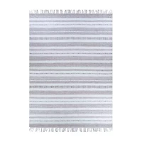Couristan Lavalette Striped Reversible Indoor Outdoor Rectangular Accent Rug