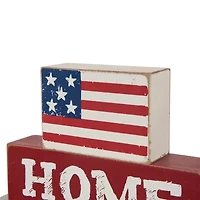 Glitzhome 8.46" Wooden Word Sign Tabletop Decor