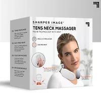 Sharper Image Neck Tens Massager with Pulse Technology and Heat