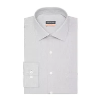Van Heusen Stain Shield Mens Regular Fit Stretch Fabric Wrinkle Free Long Sleeve Dress Shirt