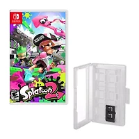 Splatoon for Nintendo Switch With Hard Shell 12 Game Caddy