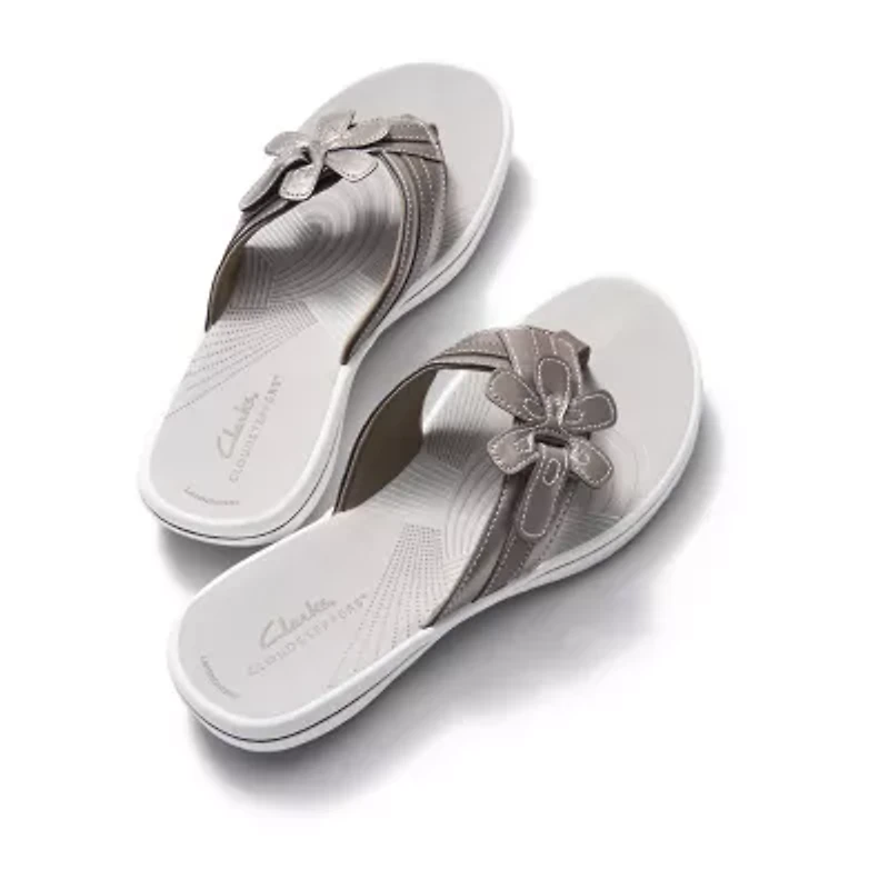 Clarks Cloudsteppers Womens Brinkley Flora Flip-Flops