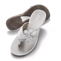 Clarks Cloudsteppers Womens Brinkley Flora Flip-Flops