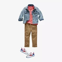 Okie Dokie Toddler Boys Skinny Fit Pull-On Pant